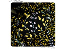 Black Sewing DIY Crafting Indian Embroidered Fabric by the yard Embroidery Wedding Dress Material Costumes Dolls Cushion Covers Blouses